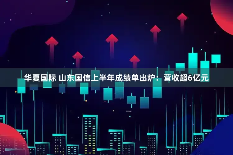 华夏国际 山东国信上半年成绩单出炉：营收超6亿元